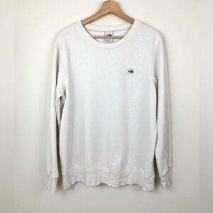 The North Face Women’s White Crewneck Pullover Sweatshirt